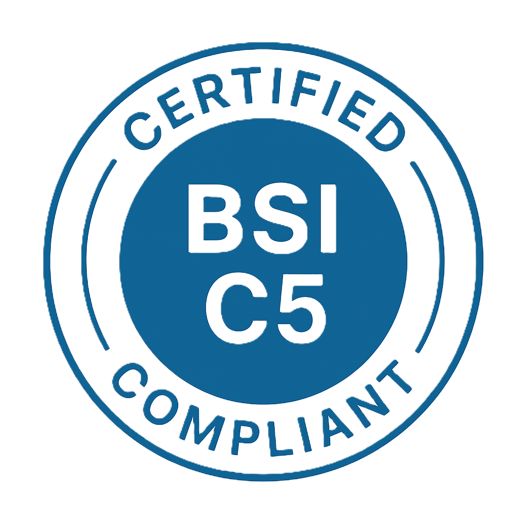 BSI C5 certification badge