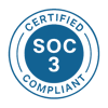 SOC 3 Zertifikatsabzeichen