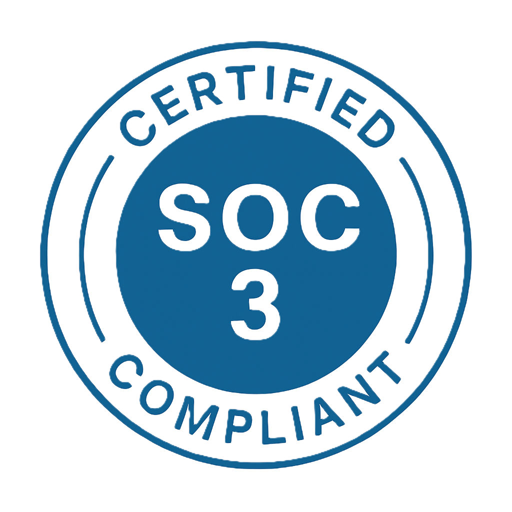 SOC 3 certificate badge
